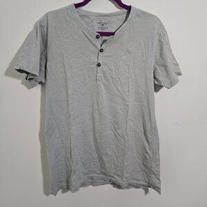 V neck gray shirt size s